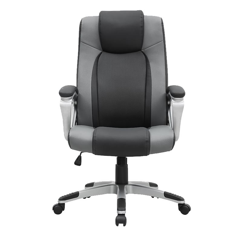 XL-3391 Fauteuil de bureau laqué noir dossier mi-hauteur