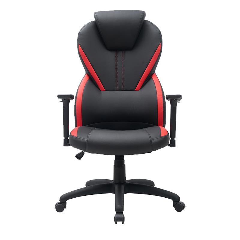 XL-3394 Fauteuil de bureau relevable noir et rouge