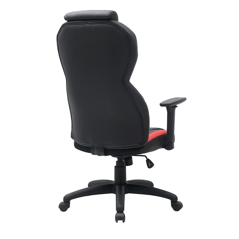 XL-3394 Fauteuil de bureau relevable noir et rouge