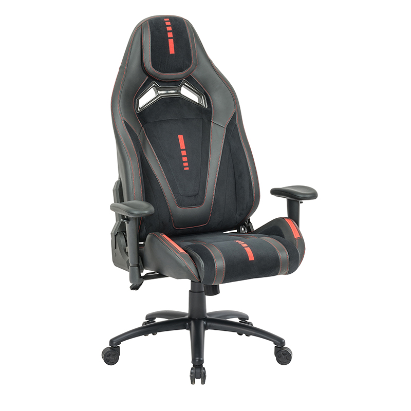 XL-6627-1 Fauteuil de jeu pivotant en cuir avec accoudoirs 4D